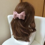 Wire ribbon☆Hair accessories☆Mauve pink velvet
