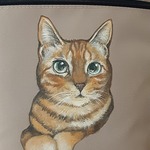保冷ショルダーバッグ　茶トラ猫ちゃん