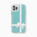 Gift♡ティファニーブルー風　強化ガラスケース/iPhoneケース/iPhone12Pro/iPhoneSE2