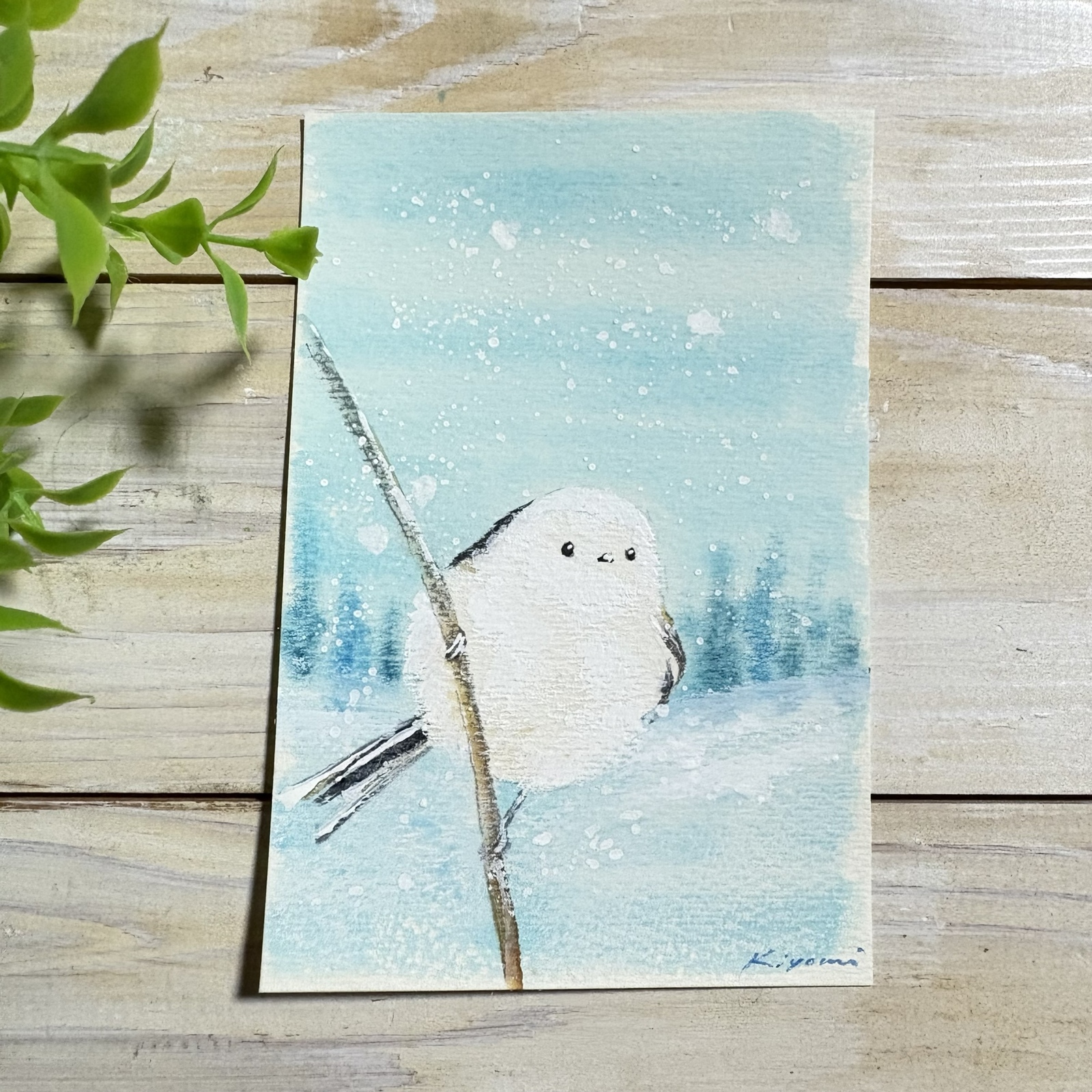空からこぼれた青 【パステル画 原画】 - KIYOMI | minne byGMOペパボ