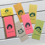 スタンプ風イラストのブックマークタグ／B