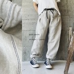 生成りのlinenデニム＊ストレートパンツ