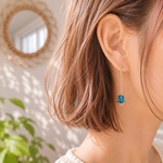 【数量限定】today's accessory ｌａｇｏｏｎ ｂｌｕｅ  / ピアス/イヤリング