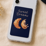 SWEET DREAMS 猫とクロワッサン｜飾って持ち歩けるアートカード