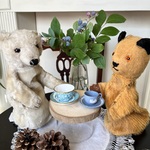 英国買い付け♪ヴィンテージ Spode スポード ミニチュア カップ＆ソーサー 「Primrose プリムローズ」