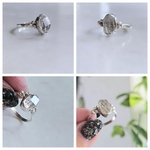 【専用ページ】 石とサイズが選べる Lサイズ♡ハーキマーダイヤモンドRING / 天然石 silver950