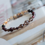 ✥ amulet ✥気力と運気の循環をサポート✥ファントムシトリン　ガーネット　ブラックオニキス　スモーキークォーツ　バイカラーシトリン　ヘマタイト