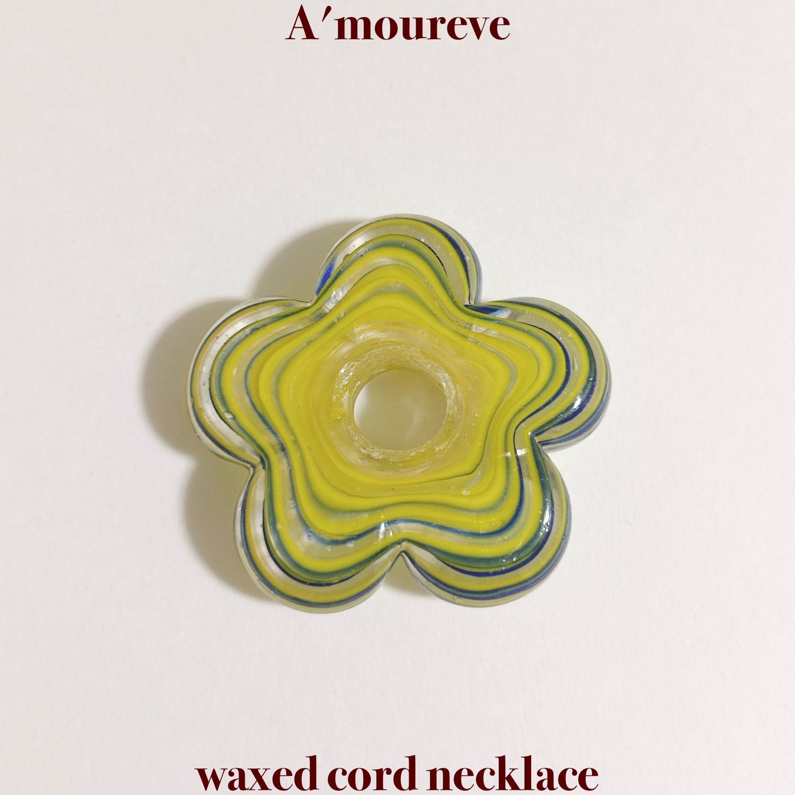 no.647／a'moureveビーズアクセサリー　ハンドメイド　古着