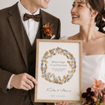 人気No.1ボタニカル【結婚証明書ウエディングツリー/結婚証明書　結婚誓約書　ゲスト参加型/結婚証明　ゲスト参加型結婚証明書/ゲスト参加型結婚証明　ウェルカムツリー/リース結婚証明書/ボタニカル結婚式