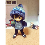 オビツろいど　メンズ４点セット　ニット&ブラックパンツ
