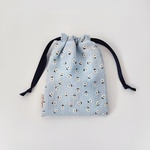 【新作】2026 summer SALE 50%OFF《フランス生地》小花柄・巾着ポーチ