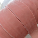 3m ベルベットリボン　ピーチピンク　25mm A237-1