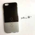 バイカラー★シックな大人 スマホケース iPhoneケース