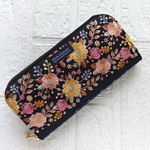 インド刺繍🖤軽い長財布🖤黒色♡ピンク♡通帳ケース♩お財布♬