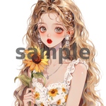 オリジナル人物ステッカー♡No.3834