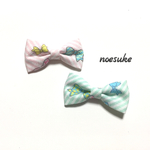 Cottonリボンmini☆プラスチックバレッタ