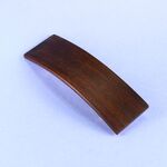 BA006 ウォールナット　木の自然の色のバレッタ