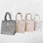 選べる刺繍♪ 名入れOK ラミネートミニトートバッグ
