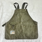 フランス軍ダッフルバッグエプロン　カーキC