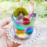 【リアルサイズ】夢色キラキラゼリーポンチのオブジェ ペーパーウェイト