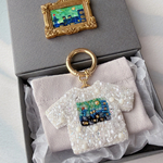 【m.u.s.e.u.m No.7】ビーズ刺繍　バッグチャーム