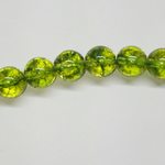 ペリドット8mm玉　天然石ビーズ　10粒