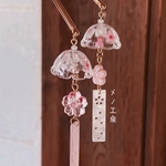 夏の風物詩　桜風鈴の一本かんざし　選べる2色