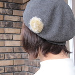 ふわふわ♪バンビファー＊シンプル ブローチ＊鹿