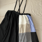 完成品♡パッチワークバッククロスエプロンワンピース。.＊
