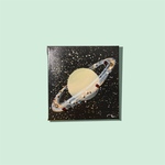 アクリル画『土星』絵画/アクリル画/テクスチャーアート/アート/キャンバス/インテリア