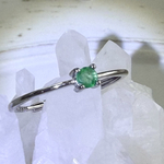 ハイグレード✨コロンビア産エメラルドring silver925♡