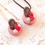 ローズクイーンマカロンのネックレス♡