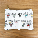 ねこ柄 ポケットティッシュ 小物入れポーチ