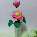 夏の季節飾り　蓮（花瓶付き）Ａ・お供えにも