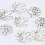 ロンデル★座金・花座★ビーズキャップ★五葉&フラワー★銀色(シルバー)★10ｍｍ★1000粒販売