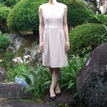 【9号】anno first dress ノースリーブ　ベージュ