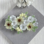 大きめバレッタ「憧れ〜 summer bouquet」　送料無料