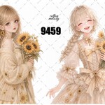 original sticker « no.9459 »     //     人物ステッカー オリジナルステッカー オリジナル人物ステッカー ステッカー cotton melody