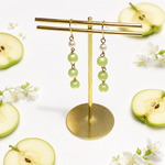 three Green Appleピアス