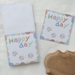 スクエアメモ　happy day