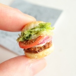 フレッシュトマトのハンバーガー