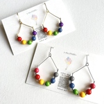 再販【写真上】❤️💛💚💙💜5colorピアス