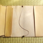 山羊の本ヌメブックカバーA5