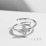  silver925 ワイド ウェーブ ライン リバーシブル リング　