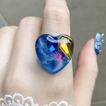 〜宝石の海ハート💎リング〜