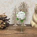 編み染の紫陽花(antique white)