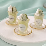 【単品】ひんやりソフトメロン🍈ソーダ💗　　フェイクスイーツ　　ミニチュア　メロン