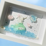 まんぼう釣れた！シーグラスアート