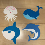 海の仲間　夏　壁面飾り