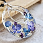 紫陽花～* 大ぶりネックレスmarry.c's handmadeaccessory